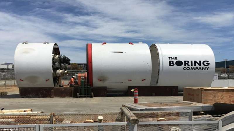 Tesla referral program offers chance to drive The Boring Company's tunneling machine